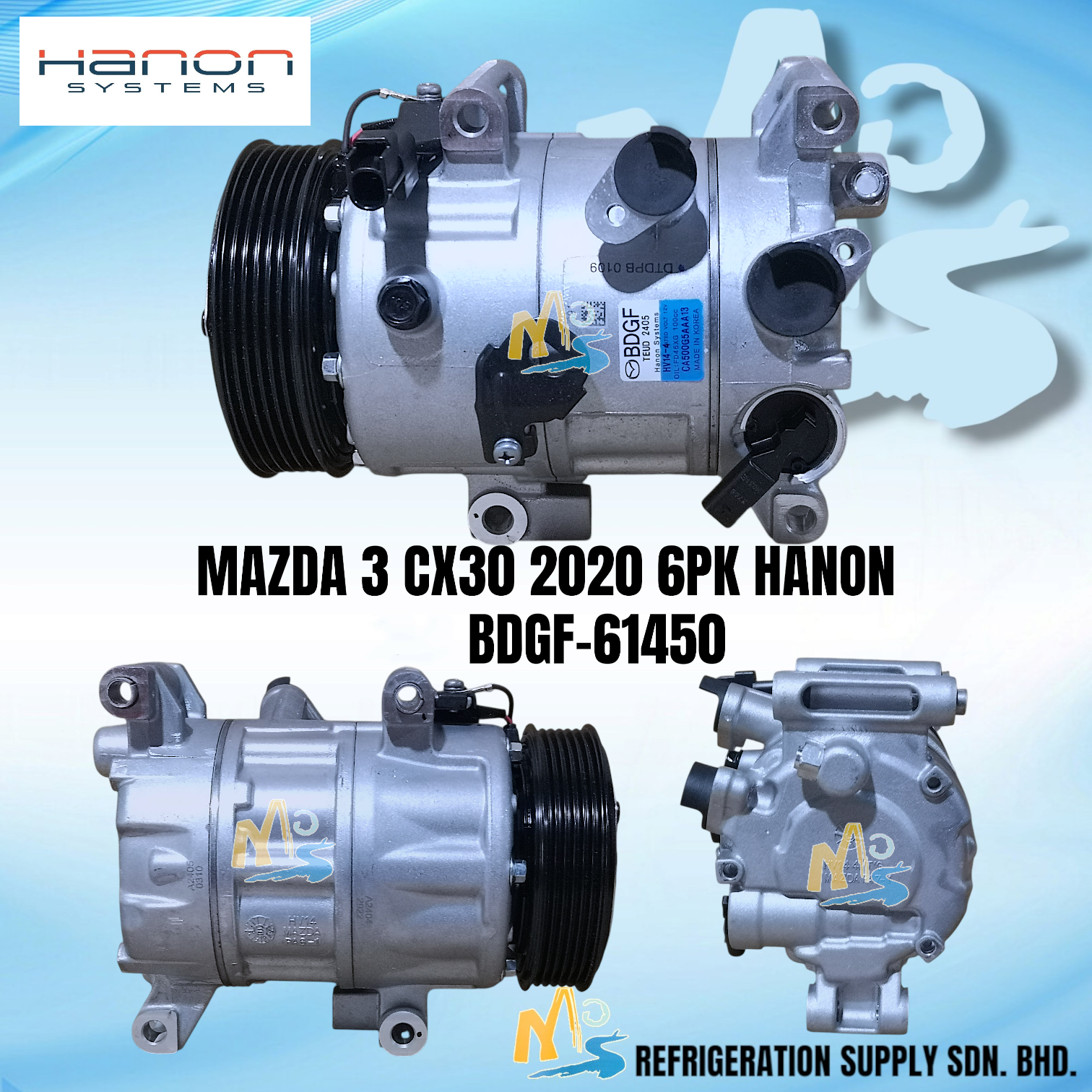 COMP- MAZDA 3 CX30 2020 6PK HANON  BDGF-61450