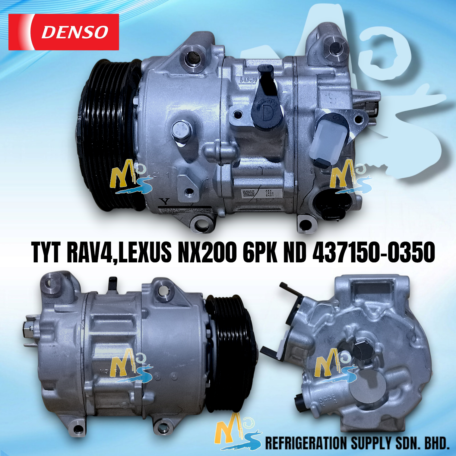 COMP- TYT RAV4,LEXUS NX200 6PK ND 437150-0350